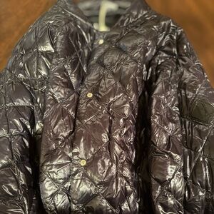 Herno Shiny Black Quilted Jacket